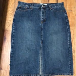 Gap jean skirt